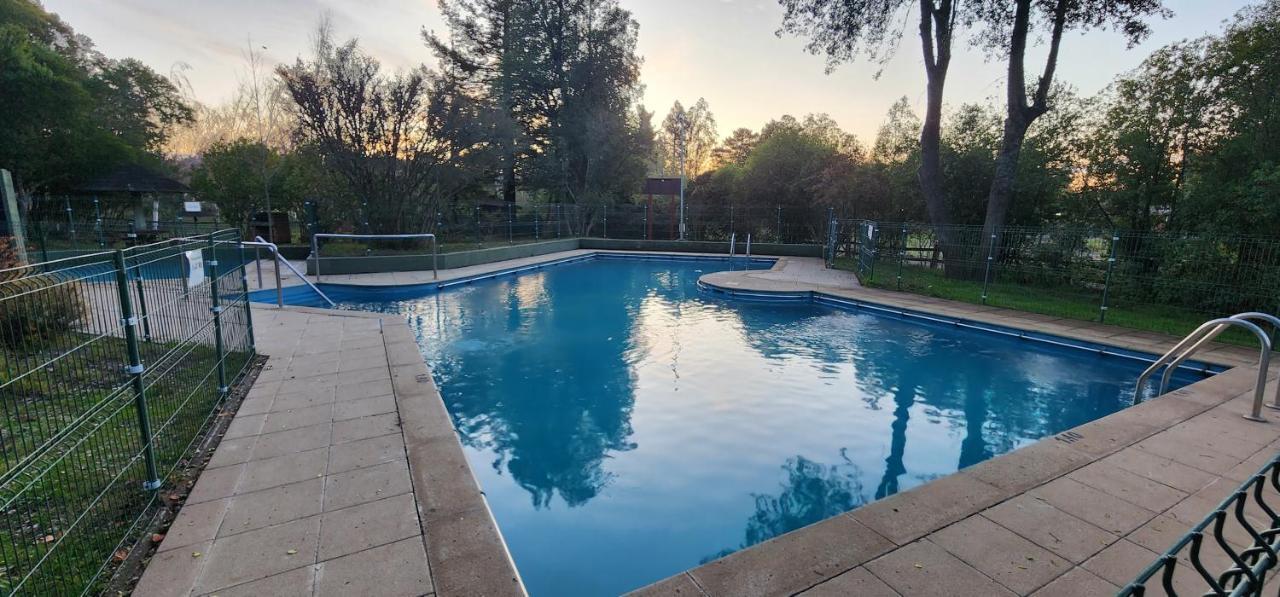 Hotel Y Cabanas Las Mellizas - Caja Los Andes ลอสอังเคเลส ภายนอก รูปภาพ